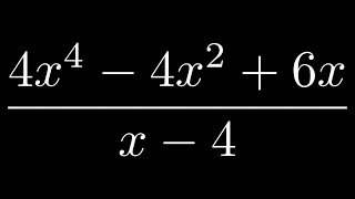 How to Use Polynomial Long Division when Powers of x are Missing