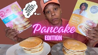 WE GOT PATTY LABELLE VS DOLLY PARTON PANCAKES | WHO'S CAKES DID I LIKE BETTER