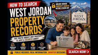 How to search West Jordan property records