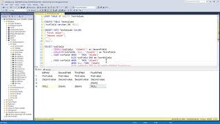 Practice Activity: Replacing NULL and blank values in Microsoft SQL Server