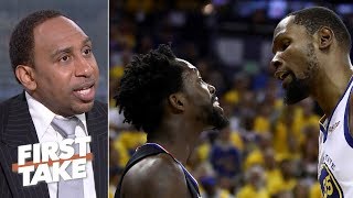 Kevin Durant has 'gotta watch himself' after Game 1 ejection - Stephen A. | First Take
