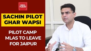 Sachin Pilot Camp MLAs Lodged At Gurugram Likely To Leave For Jaipur Tonight