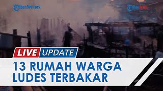 13 Rumah Warga Kecamatan Simpang Rimba Kebakaran, Kerugian Ratusan Juta karena Ada Gedung Walet