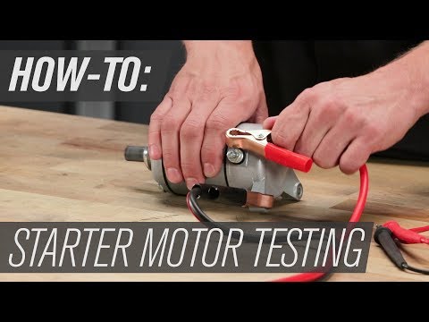 How To Test Motorcycle, ATV & UTV Starters How To Test Motorcycle, ATV & UTV Starters