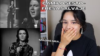 REACCIONO a *FRESA SALVAJE* de CAMILO SESTO por PRIMERA VEZ | (EN VIVO 1972)