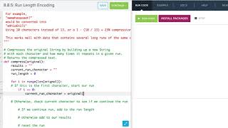 Run Length Encoding - Python