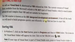 17/10/2020 || class 8 || sub computer || chapter 7 || Getting started with Visual basic