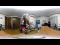 スマートトレーナーでロードバイクの室内トレーニング【360°】vr動画