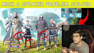 Finally Mic \u0026 Speaker Glitch Solution In 3.5 Update | Server Problem?? | Bgmi mic glitch problem