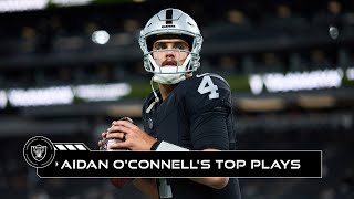 Aidan O'Connell's Top Plays From the 2023 Season | Highlights | Raiders