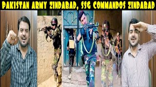Indian Reaction On Pak Army Tik tok video ll Pak Army training ll SSG COMMANDO
