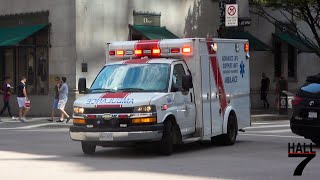 [Epic Manual Siren use!] BC Ambulance Service - 63747 \u0026 63410 Responding