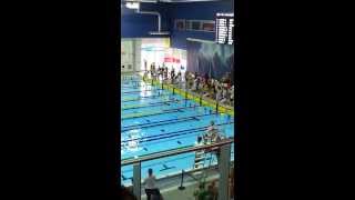 Grace Liddle swims the 50m freestyle at WECSSA, Feb 10, 2014