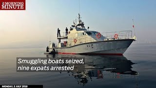 Smuggling boats seized, nine expats arrested