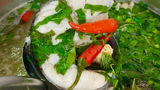 ស្ងោរជ្រក់ត្រីដំរី- Fish Sour Soup- Vichheka SOK