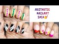 Aesthetic nail art designs at Home 🏡 || Floral nail art 🌸🏵️🌼 || Creative nail art