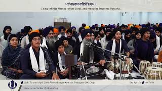 004 Bhai Amardeep Singh Jee CA @ Toronto April 2024 Raensabaayee Keertan Smaagam