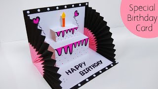 Handmade birthday card for best friend | Birthday greeting card for best friend | Easy birthday card