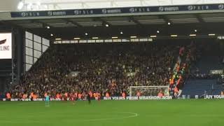 Watford fans vs West Brom away