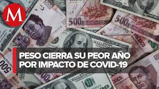 Peso cierra su peor año frente al dólar desde 2016 por impacto de covid-19