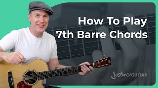 7th Barre Chords + mini Hack! | Guitar Lesson