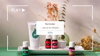 Young Living UK PV Promotion - Jan 2025