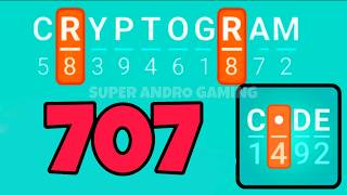 CRYPTOGRAM 707