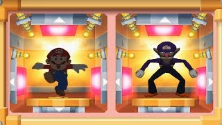 Mario Party 7 - 8 Player Ice Battle - Mario Waluigi Luigi Wario Team All Mini Games (Master CPU)