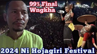 99% Final Wngkha 2024 Ni Hojagiri Festival Unakoti District Wngnai Sakha ||MDC Bhumika Nanda Reang