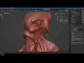 블렌더 3에서 zbrush 2022 goz gob 애드온으로