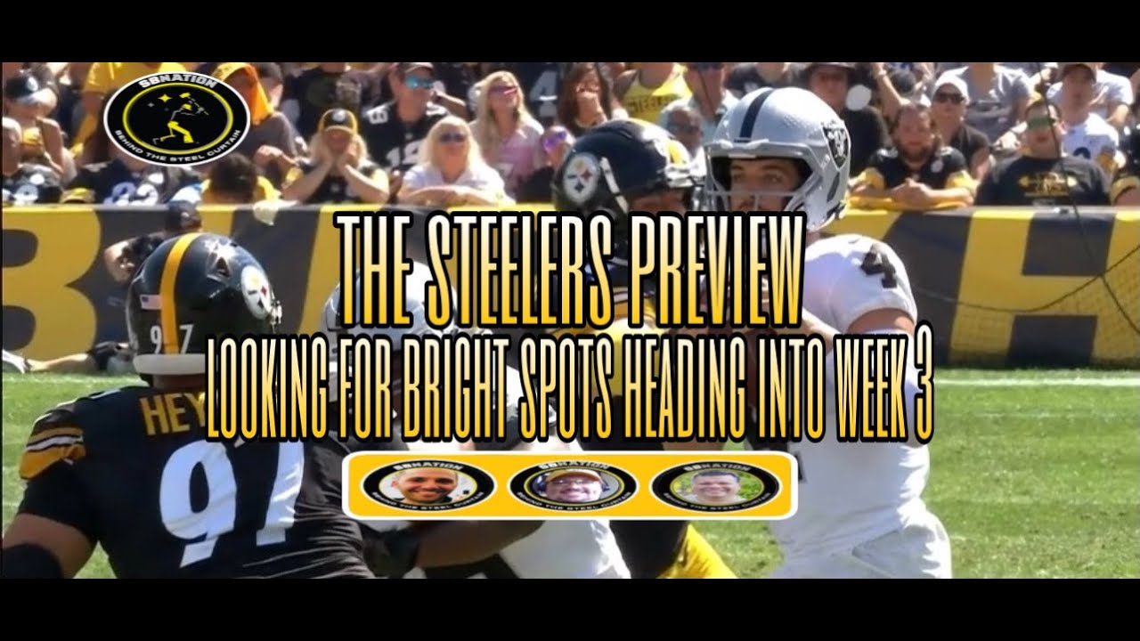 Steelers Preview: Looking For Bright Spots Heading Into The Week 3 Game ...