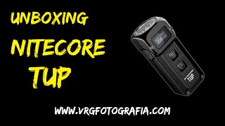 Unboxing linterna Nitecore TUP (Español)