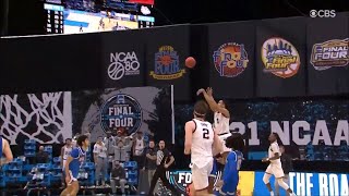 Gonzaga's Jalen Suggs' game winning, buzzer beating shot in overtime v. UCLA. March Madness!
