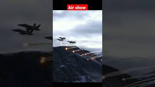 Fighter jets Air show over a mountain 🏔️ | awesome air fire | #shorts #whatsappstatus