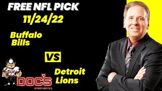 NFL Picks - Buffalo Bills vs Detroit Lions Prediction, 11/24/2022 Week 12 NFL Free Best Bets & Odds