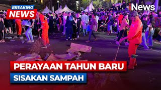 Perayaan Tahun Baru di Bundaran HI Sisakan Sampah | Sambut Tahun Baru 2025