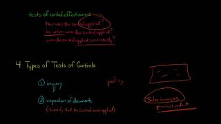 4 Types of Tests of Controls