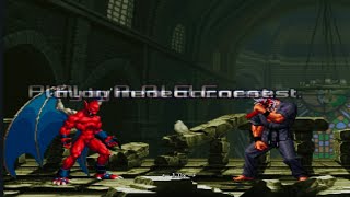 [SNK VS. CAPCOM SVC CHAOS] オンライン対戦　レッドアリーマーVS本気カラテ　他