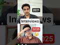 Data Engineering Interviews in 2021 vs 2025 🥲 #coding #sql #llm