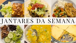 FIZ TODAS AS REFEIÇÕES QUE ESTAVAM NO CARDÁPIO DESSA SEMANA | Lasanha•Tacos•Torta de frango e mais!