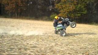 DVX 400 sit down wheelie