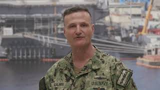 Vice Admiral Galinis Visits Norfolk Naval Shipyard's New Production Training Facility