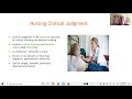 NextGen NCLEX Session: Choosing and Using a Clinical Judgment Framework Across the Curriculum