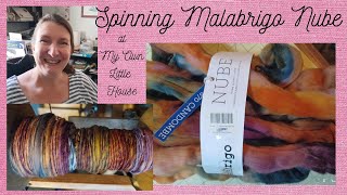 Spinning Malabrigo Nube - It's not as bad as you think!