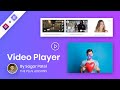 How to Setup Video Player with Creative Settings widget in The Plus Addons for Elementor?