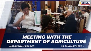 Meeting with the Department of Agriculture 01/24/2023