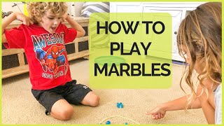 HOW TO PLAY MARBLES (EASY GAME FOR KIDS!)
