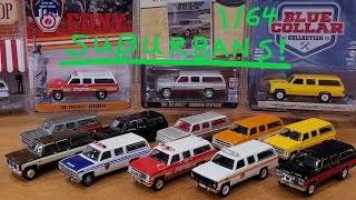 My Collection of GMC and Chevy SUBURBAN by Greenlight