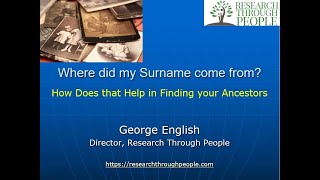 Find out where surnames originate