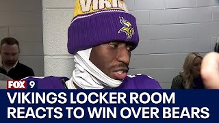 Vikings locker room reacts to 30-27 OT win at Bears